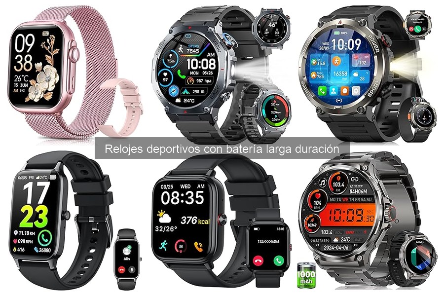 Mejores relojes deportivos con batería de larga duración