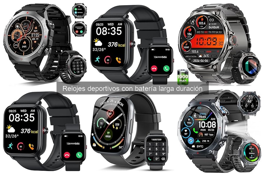 Mejores relojes deportivos con batería larga duración para corredores