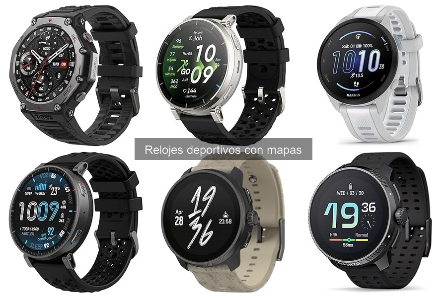 Mejores relojes deportivos con mapas para senderismo