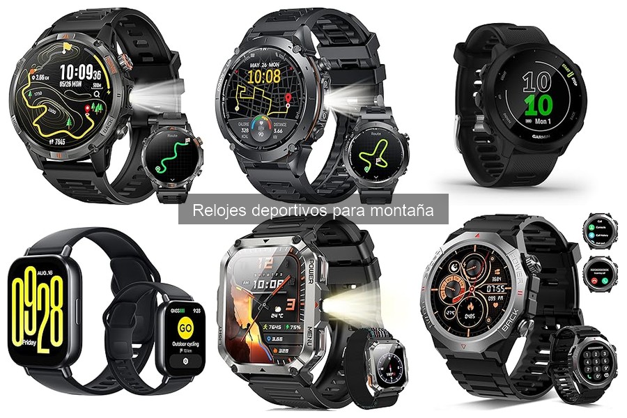 Mejores relojes deportivos para montañistas principiantes