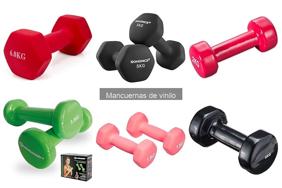 Mejores rutinas de entrenamiento con mancuernas de vinilo