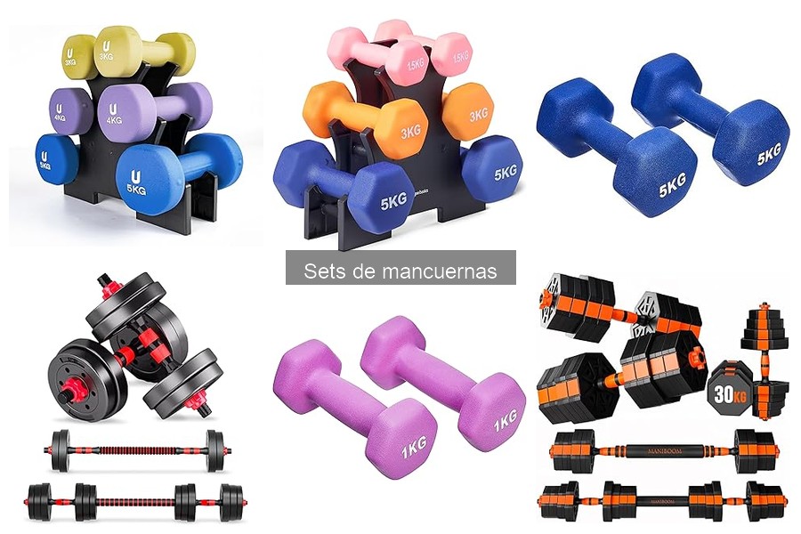 Mejores sets de mancuernas del 2023: comparativa y reseñas