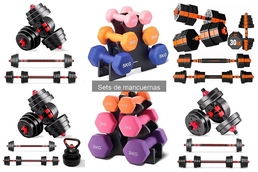 Mejores sets de mancuernas para principiantes en casa