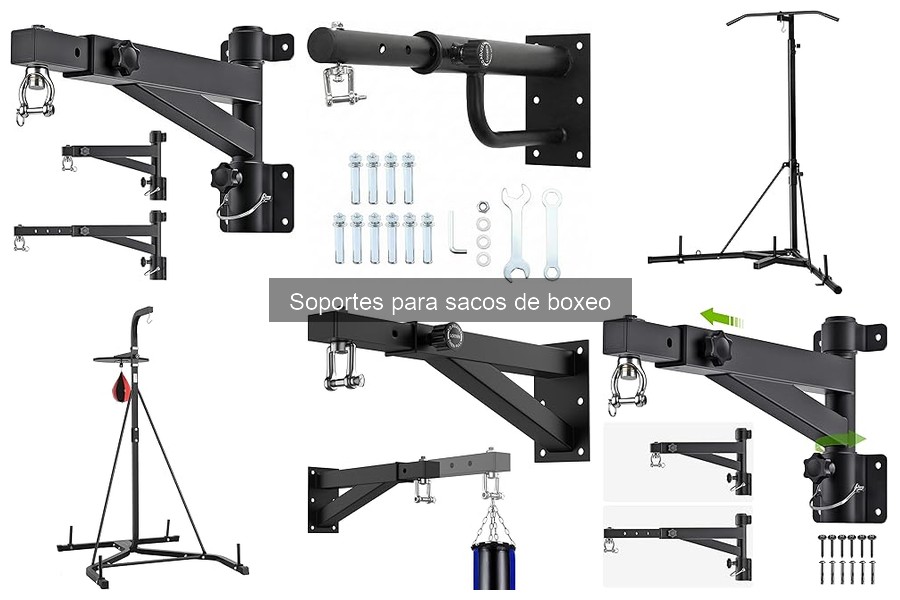 Mejores soportes para sacos de boxeo en espacios pequeños