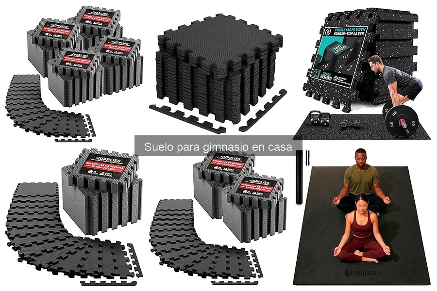 Mejores tipos de suelo para gimnasio en casa