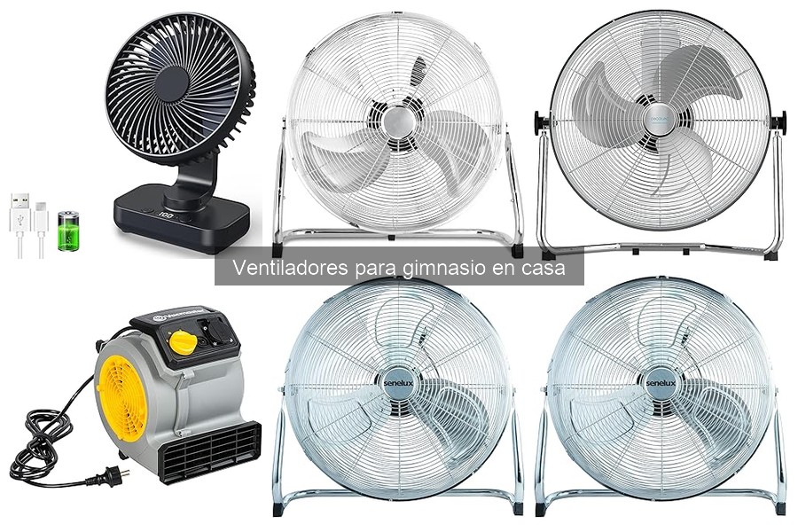 Mejores ventiladores silenciosos para gimnasio en casa