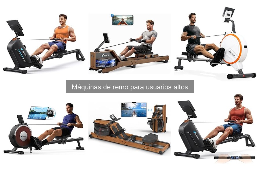 Ofertas de máquinas de remo para usuarios altos: precios y comparativa