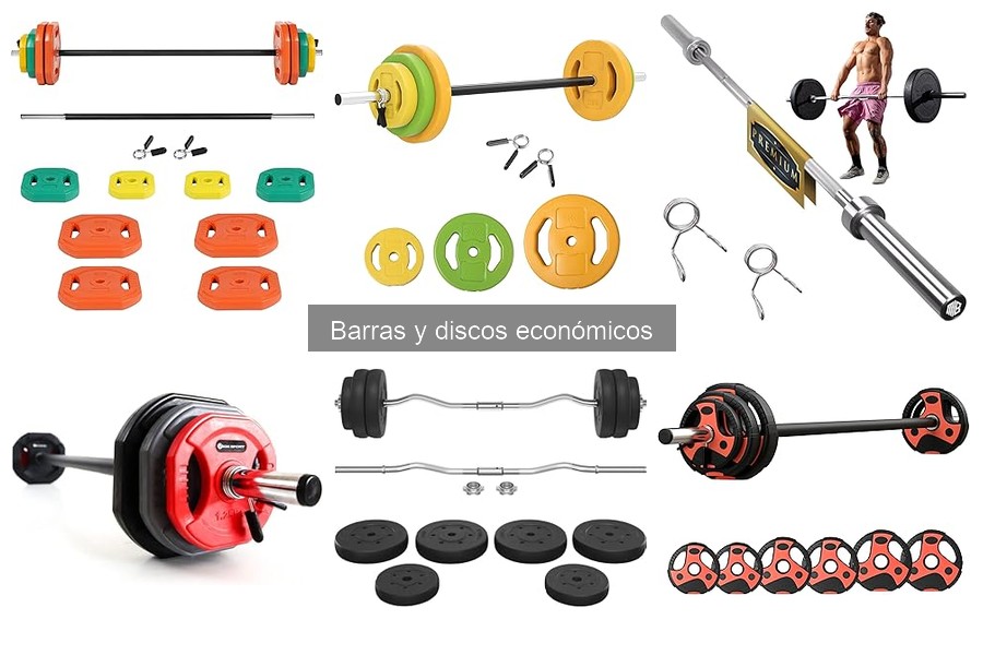 Opiniones sobre barras y discos económicos para fitness