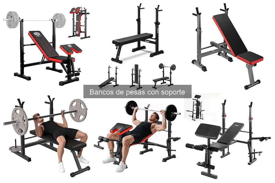 ¿Qué es un banco de pesas con soporte y para qué se utiliza?