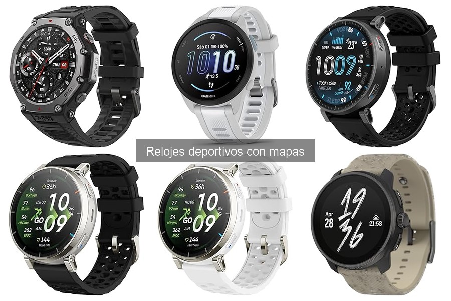 ¿Qué es un reloj deportivo con mapas? Características y Usos