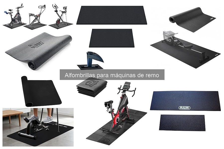 ¿Qué es una alfombrilla para máquinas de remo?