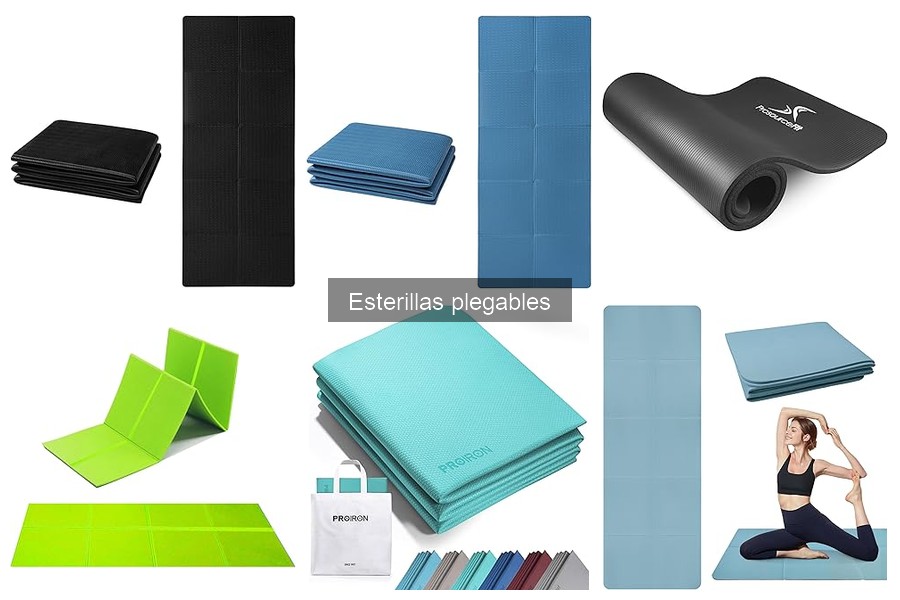 ¿Qué es una esterilla plegable para ejercicios?