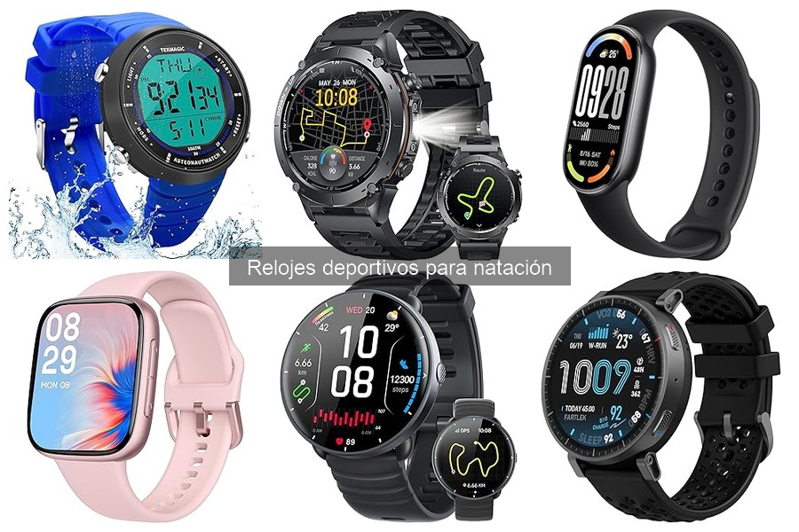¿Qué funciones buscar en un reloj deportivo para natación?