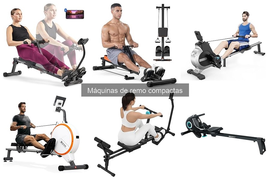 ¿Qué músculos trabaja una máquina de remo compacta?