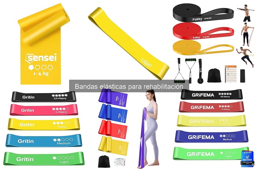 ¿Qué son las bandas elásticas para rehabilitación?