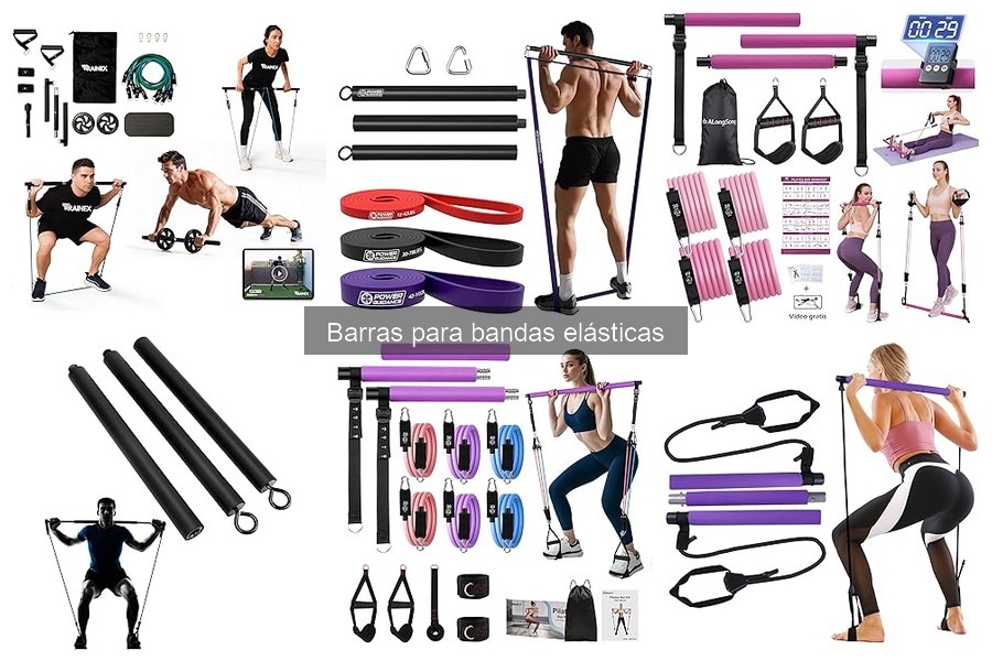 ¿Qué son las barras para bandas elásticas en fitness?