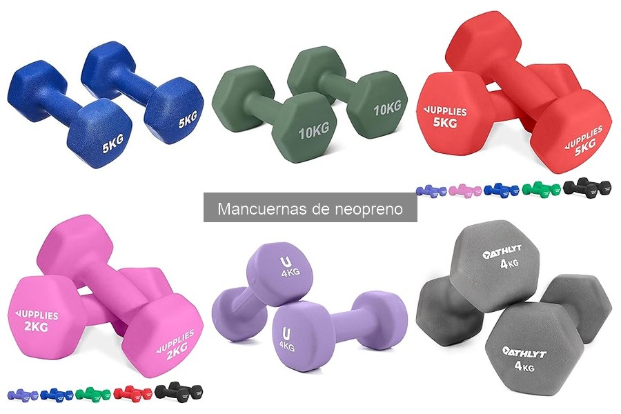 ¿Qué son las mancuernas de neopreno? Características y beneficios