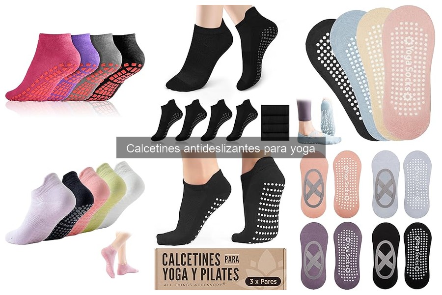 ¿Qué son los calcetines antideslizantes para yoga?