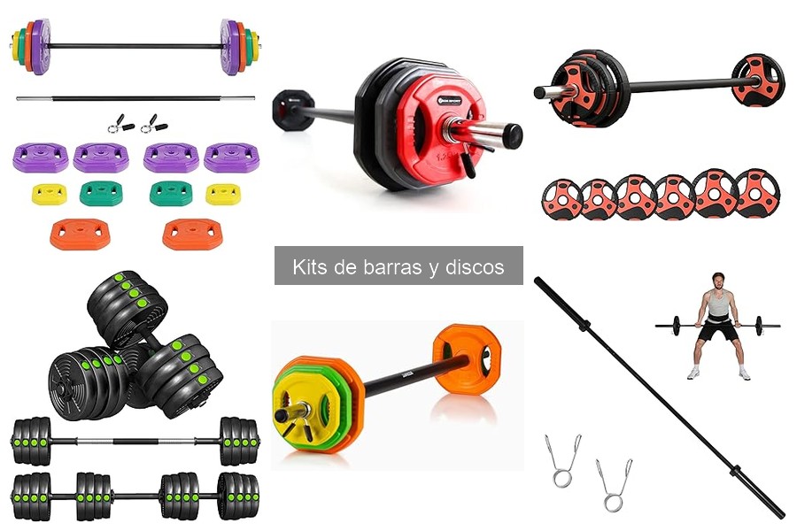 ¿Qué son los kits de barras y discos en fitness?