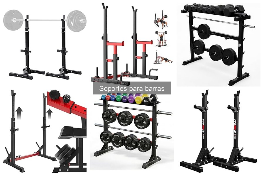 ¿Qué son los soportes para barras en el entrenamiento en casa?
