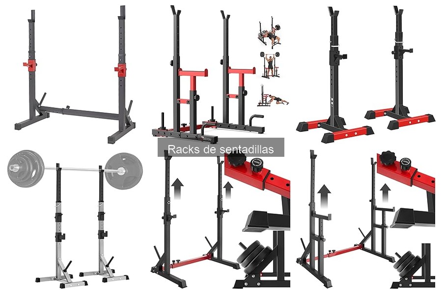 Racks de sentadillas perfectos para espacios pequeños