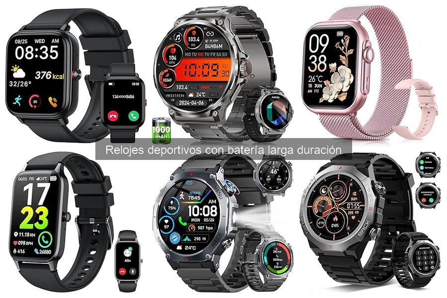 Relojes deportivos con batería de larga duración: características y beneficios