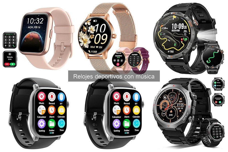 Relojes deportivos con música ideales para principiantes