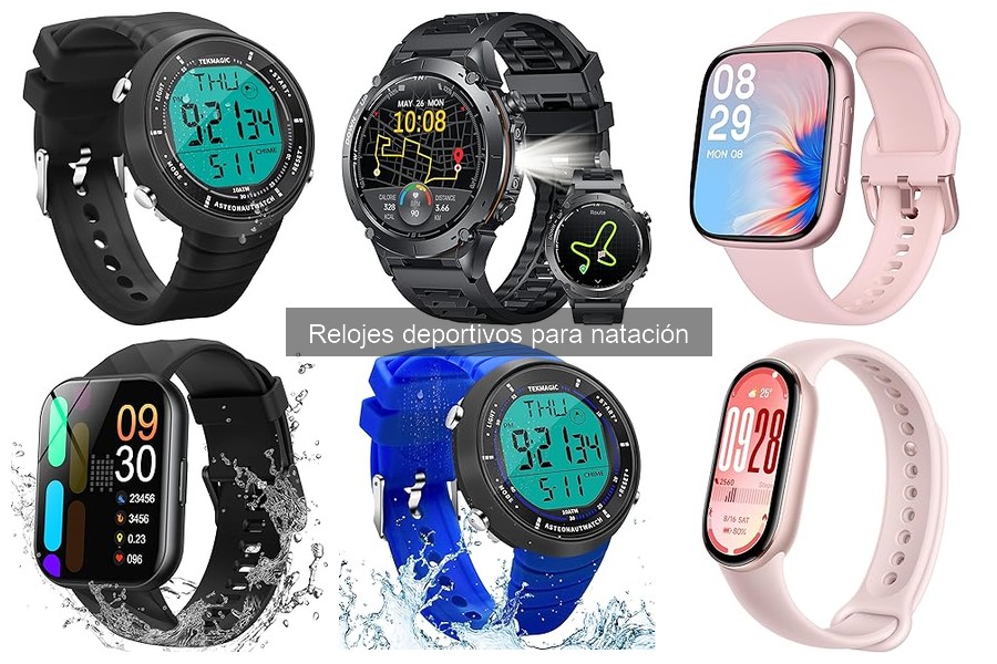 Relojes deportivos para natación: Mejores opciones por precio