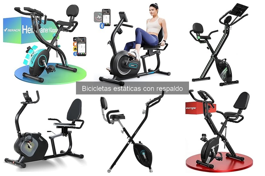 Rutinas eficaces con bicicletas estáticas con respaldo