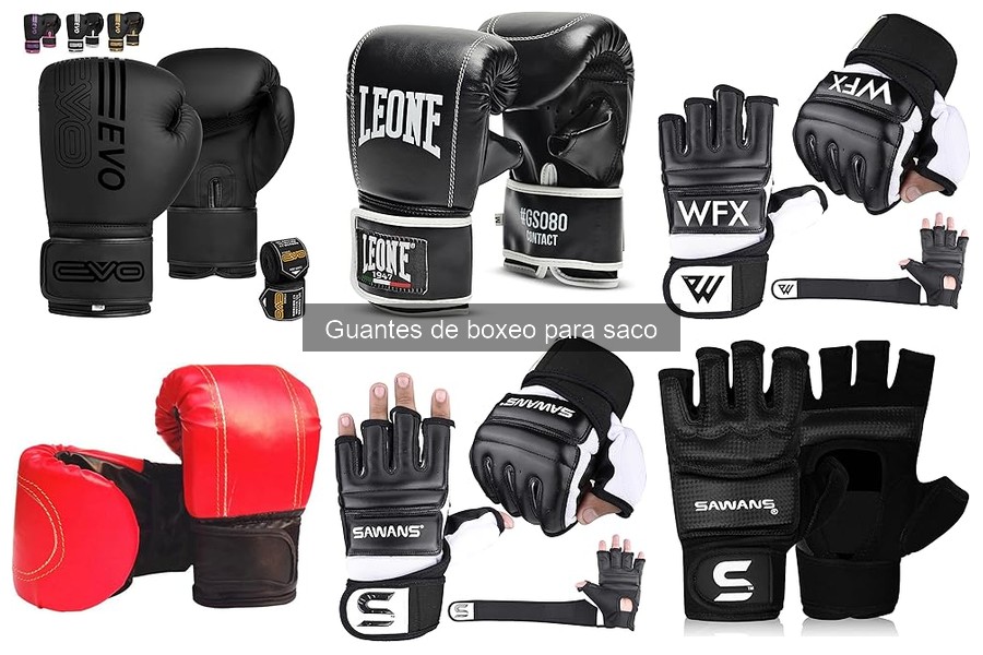 Tipos de guantes de boxeo para saco: guía completa