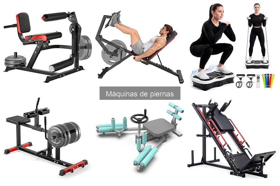 Tipos de máquinas de piernas para entrenar en casa