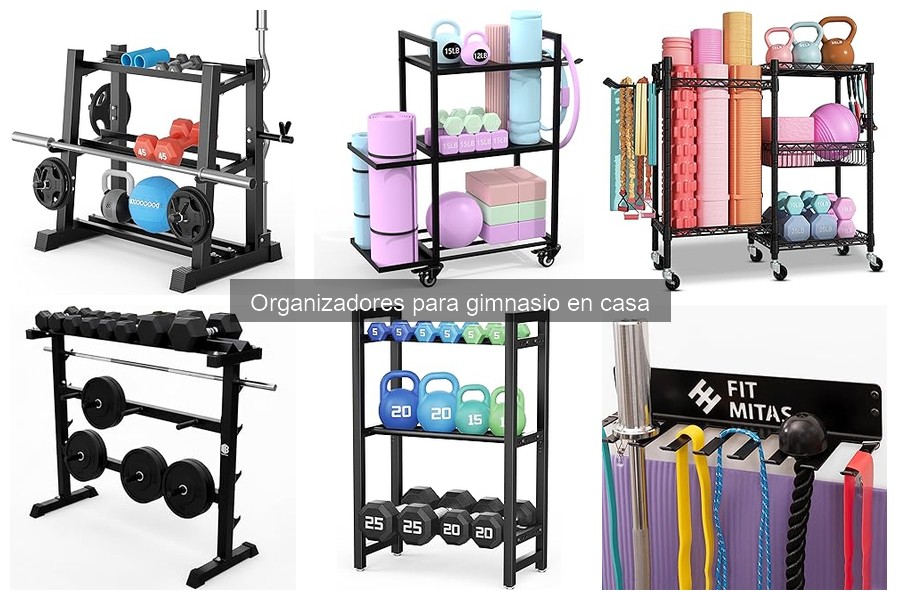 Tipos de organizadores para gimnasio en casa: Guía completa
