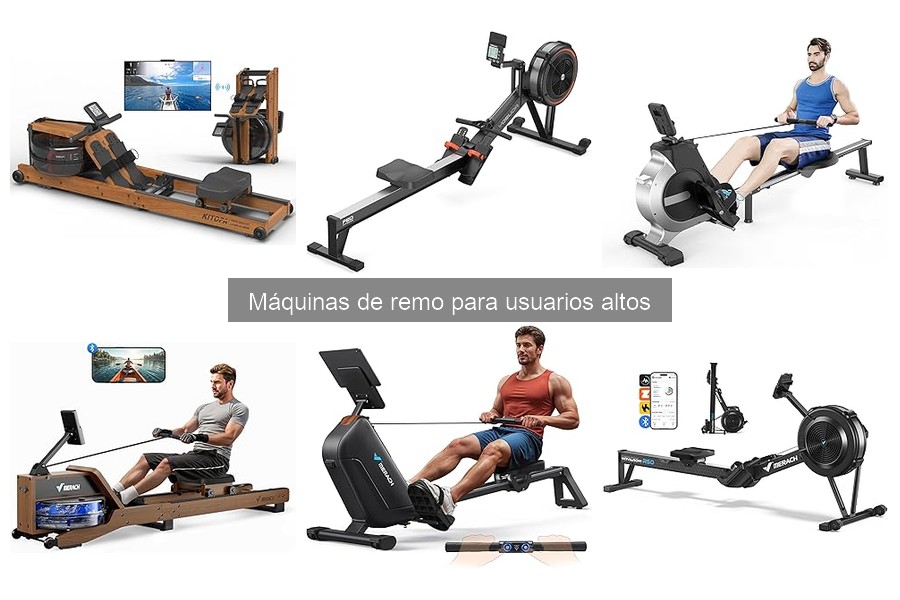 Ventajas de las máquinas de remo para usuarios altos