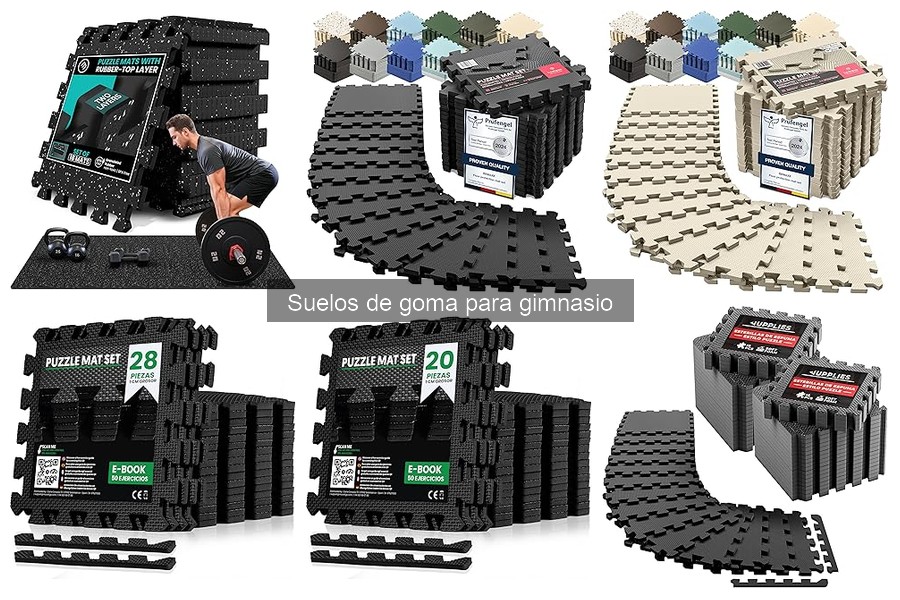 Ventajas y desventajas de los suelos de goma para gimnasio
